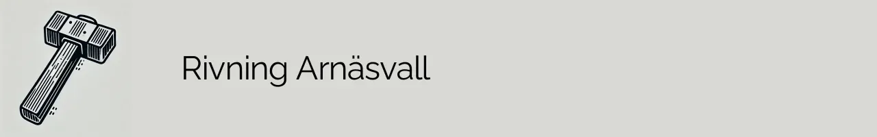 Rivning Arnäsvall