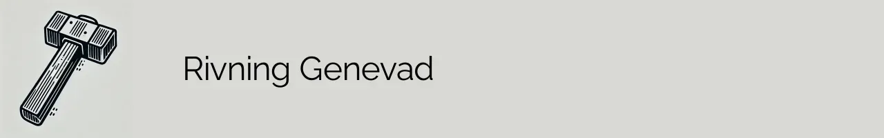 Rivning Genevad