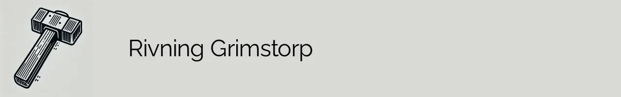 Rivning Grimstorp