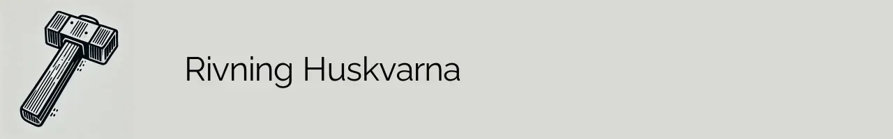 Rivning Huskvarna