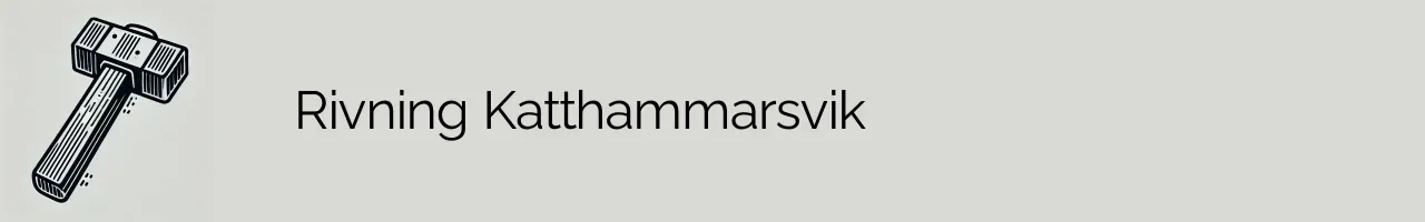 Rivning Katthammarsvik