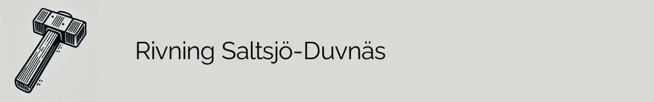 Rivning Saltsjö-Duvnäs